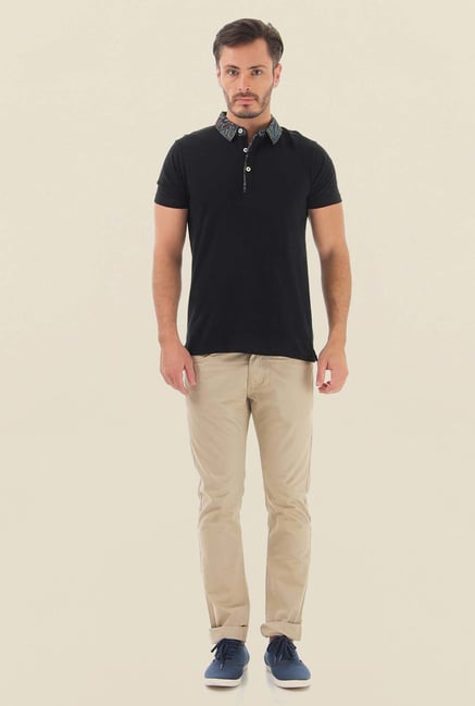 Jack & Jones Black Polo T-Shirt Jack & Jones Black Polo T-Shirt