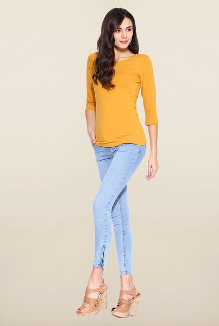 Kraus Light Blue Rinse Washed Jeans Kraus Light Blue Rinse Washed Jeans