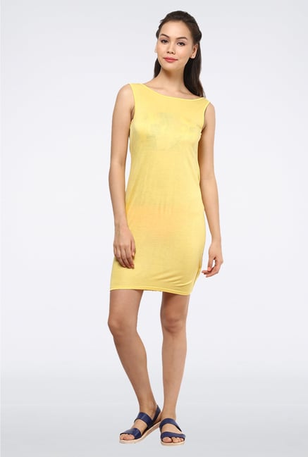 Femella Yellow Drop Jersey Cover Up Femella Yellow Drop Jersey Cover Up