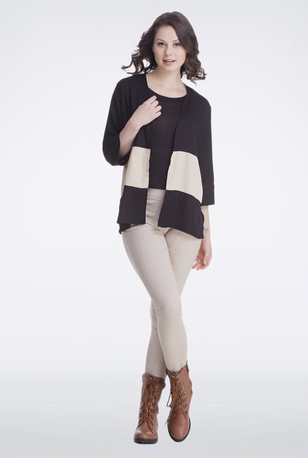 Femella Black Block Cape Femella Black Block Cape