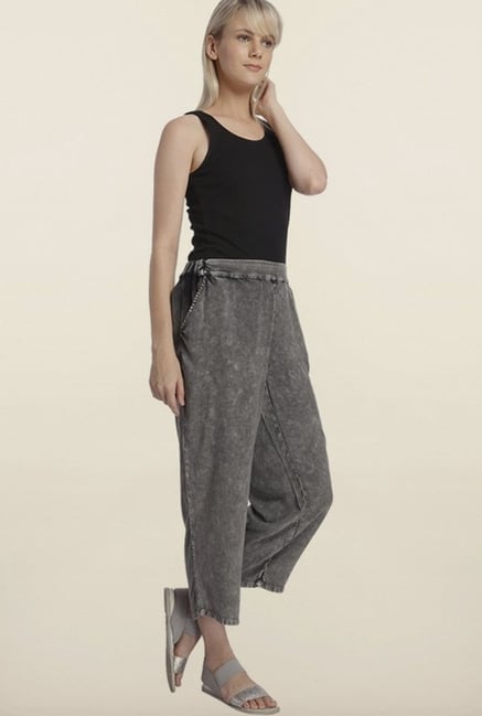 Vero Moda Grey Elasticated Trouser Vero Moda Grey Elasticated Trouser