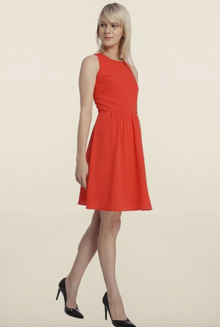 Vero Moda Poppy Red Casual Dress Vero Moda Poppy Red Casual Dress