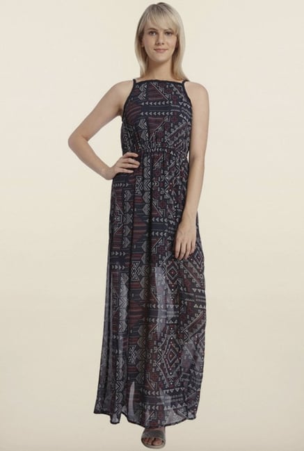 Vero Moda Multicolored Printed Maxi Dress Vero Moda Multicolored Printed Maxi Dress