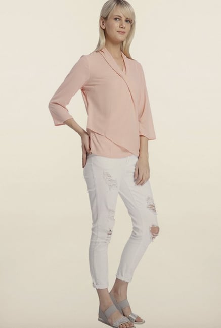 Vero Moda Peach Layered Top Vero Moda Peach Layered Top