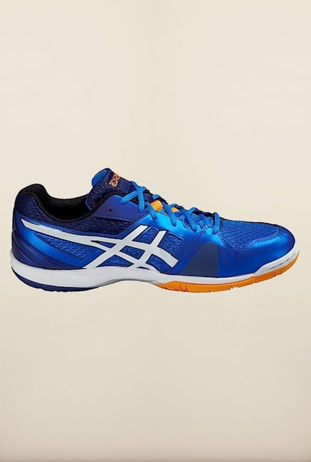 Asics Electric Blue Indoor Court Sports Shoes Asics Electric Blue Indoor Court Sports Shoes