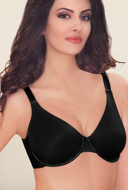 Amante Black Non-Padded Under-Wired Seamless Bra Amante Black Non-Padded Under-Wired Seamless Bra