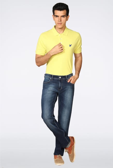 Provogue Dark Blue Slim Fit Jeans Provogue Dark Blue Slim Fit Jeans