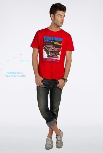 Provogue Red Super Car T-Shirt Provogue Red Super Car T-Shirt