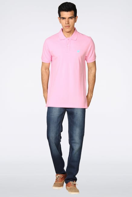 Provogue Pink Polo T-Shirt Provogue Pink Polo T-Shirt