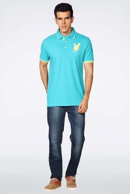 Provogue Aqua Polo T-Shirt Provogue Aqua Polo T-Shirt
