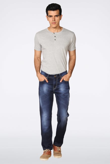Provogue Blue Feather Jeans Provogue Blue Feather Jeans