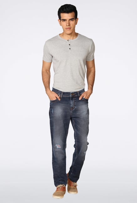 Provogue Blue Distressed Jeans Provogue Blue Distressed Jeans