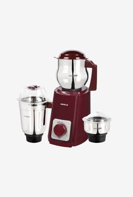 Havells SuperMix Haandi 500 Watt Mixer Grinder Red Havells SuperMix Haandi 500 Watt Mixer Grinder Red