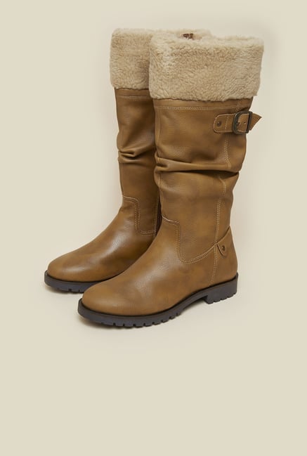 La Briza Tan Knee Length Snow Boots La Briza Tan Knee Length Snow Boots