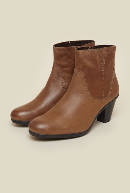 La Briza Tan Ankle Length Boots La Briza Tan Ankle Length Boots