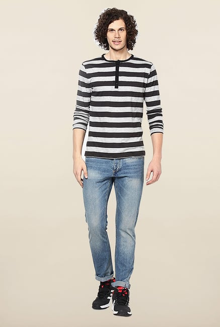 Jack & Jones Blue Washed Solid Jeans Jack & Jones Blue Washed Solid Jeans