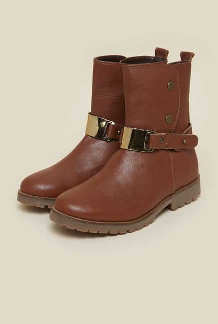 La Briza Tan Ankle Length Chelsea Boots La Briza Tan Ankle Length Chelsea Boots