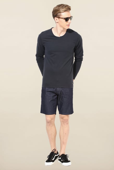Jack & Jones Black V-Neck T-Shirt Jack & Jones Black V-Neck T-Shirt
