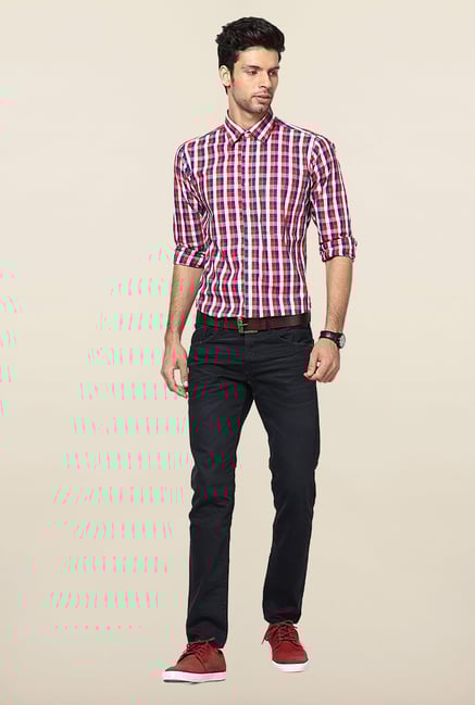Jack & Jones Blue Solid Washed Jeans Jack & Jones Blue Solid Washed Jeans