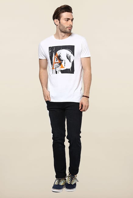 Jack & Jones White Round Neck T-Shirt Jack & Jones White Round Neck T-Shirt