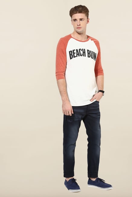 Jack & Jones White Solid T-Shirt Jack & Jones White Solid T-Shirt