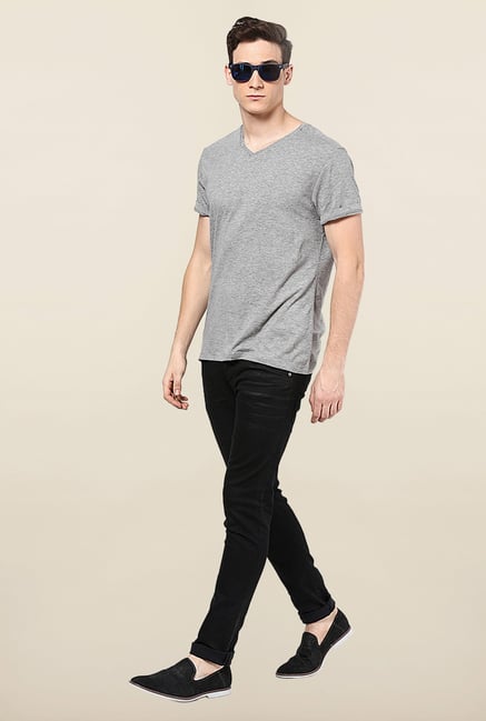 Jack & Jones Black Lightly Washed Slim Fit Jeans Jack & Jones Black Lightly Washed Slim Fit Jeans