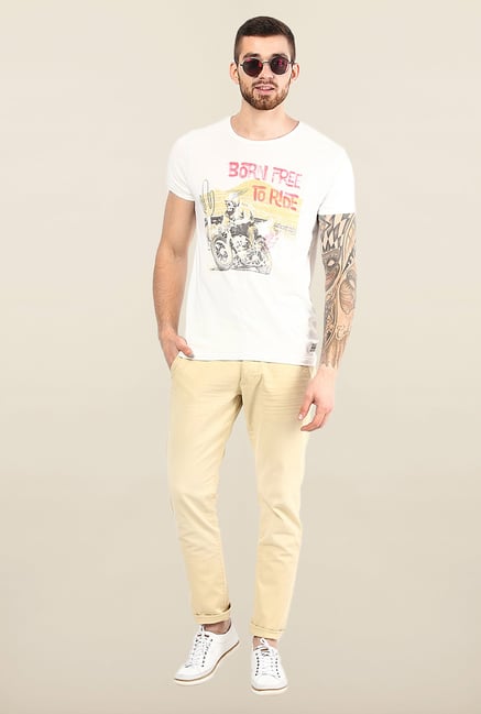 Jack & Jones White Crew Neck T-Shirt Jack & Jones White Crew Neck T-Shirt