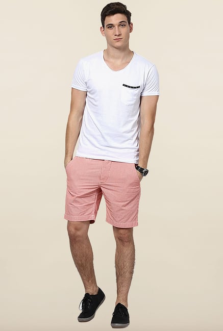 Jack & Jones White V-Neck T-Shirt Jack & Jones White V-Neck T-Shirt