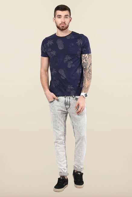 Jack & Jones Navy Crew Neck T-Shirt Jack & Jones Navy Crew Neck T-Shirt