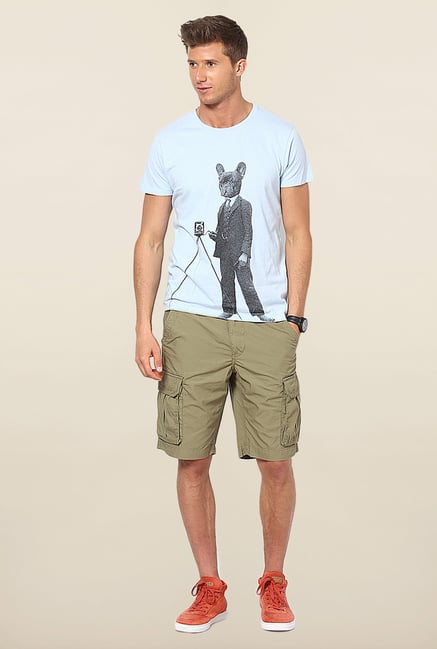 Jack & Jones White Printed Crew Neck T-Shirt Jack & Jones White Printed Crew Neck T-Shirt