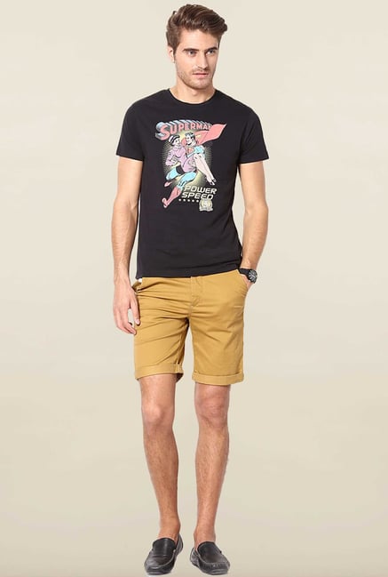 Jack & Jones Black Cotton Crew Neck T-Shirt Jack & Jones Black Cotton Crew Neck T-Shirt