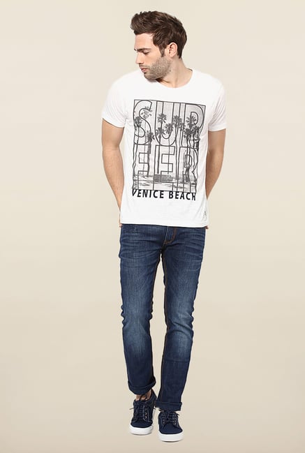 Jack & Jones White Round Neck T-Shirt Jack & Jones White Round Neck T-Shirt