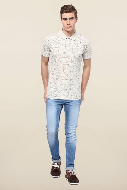 Jack & Jones Blue Mid Rise Washed Jeans Jack & Jones Blue Mid Rise Washed Jeans