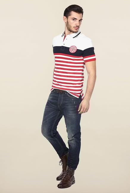 Jack & Jones Blue Mid Rise Slim Fit Jeans Jack & Jones Blue Mid Rise Slim Fit Jeans