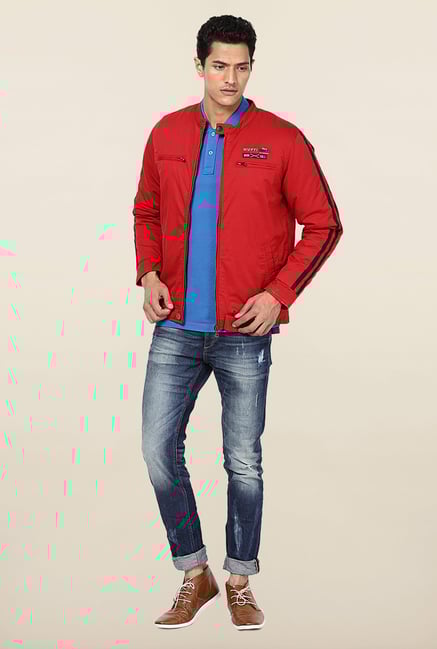 Jack & Jones Blue Washed Slim Fit Jeans Jack & Jones Blue Washed Slim Fit Jeans