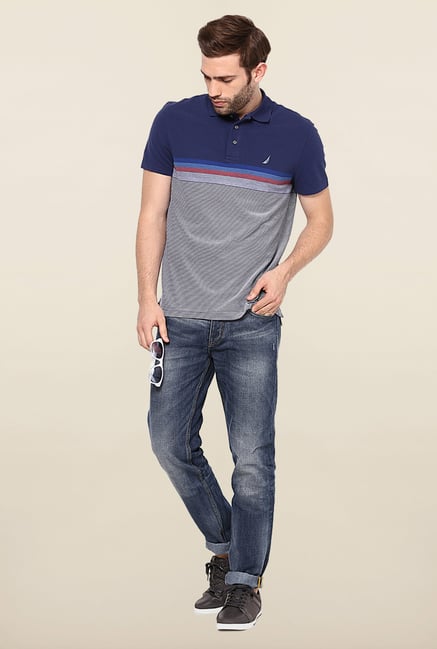 Jack & Jones Blue Washed Regular Fit Jeans Jack & Jones Blue Washed Regular Fit Jeans