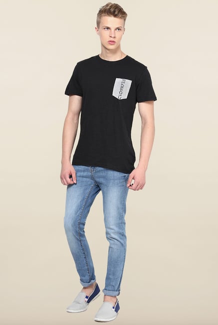 Jack & Jones Black Crew Neck T-Shirt Jack & Jones Black Crew Neck T-Shirt