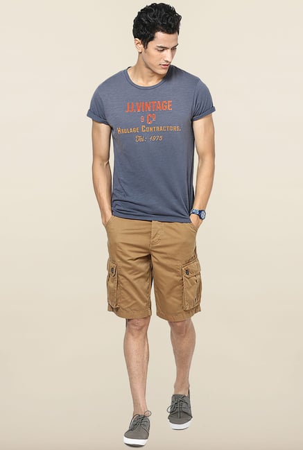 Jack & Jones Blue Printed T-Shirt Jack & Jones Blue Printed T-Shirt