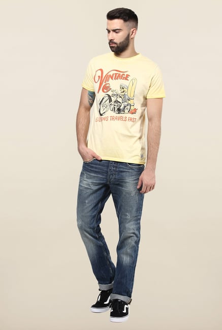 Jack & Jones Blue Mid Rise Regular Fit Jeans Jack & Jones Blue Mid Rise Regular Fit Jeans