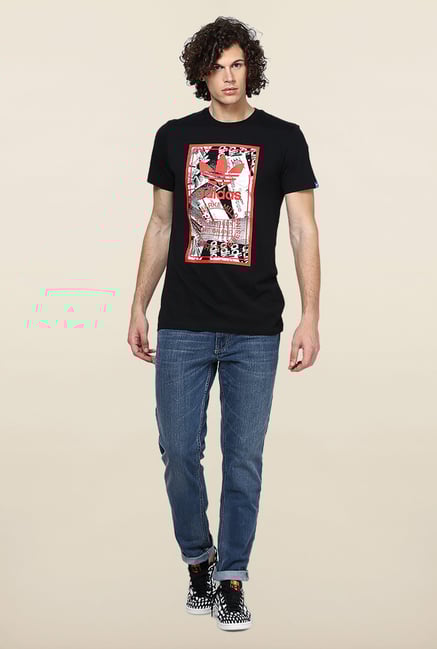 Jack & Jones Blue Solid Slim Fit Jeans Jack & Jones Blue Solid Slim Fit Jeans