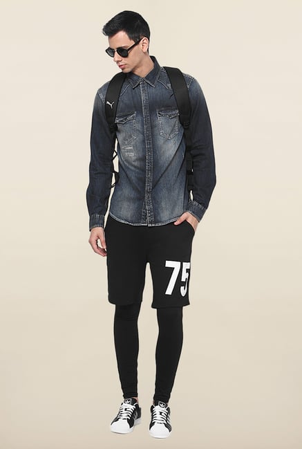 Jack & Jones Black Solid Sweat Pant Jack & Jones Black Solid Sweat Pant