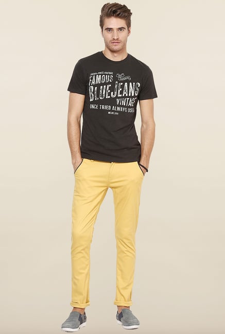 Jack & Jones Black Cotton T-Shirt Jack & Jones Black Cotton T-Shirt
