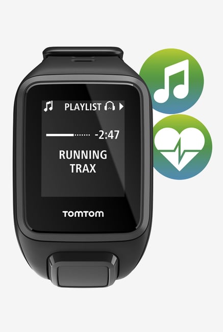 TomTom Spark Cardio + Music GPS Fitness Watch (Black, Large) TomTom Spark Cardio + Music GPS Fitness Watch (Black, Large)