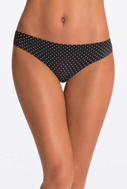 Pretty Secrets Black Polka Dot Invisi-Hipster Panty Pretty Secrets Black Polka Dot Invisi-Hipster Panty