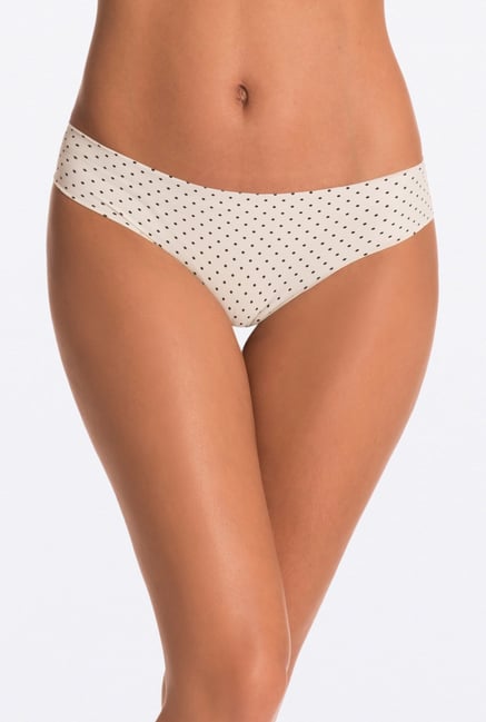 Pretty Secrets Ivory Polka Dot Invisi-Hipster Panty Pretty Secrets Ivory Polka Dot Invisi-Hipster Panty