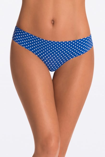 Pretty Secrets Cobalt Polka Dot Invisi-Hipster Panty Pretty Secrets Cobalt Polka Dot Invisi-Hipster Panty