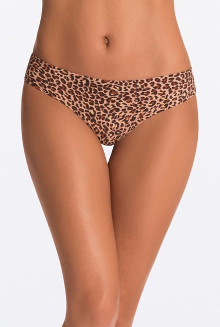 Pretty Secrets Coffee Animal Print Invisi-Hipster Panty Pretty Secrets Coffee Animal Print Invisi-Hipster Panty