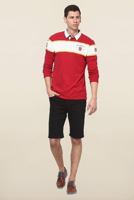 Jack & Jones Black Solid Shorts Jack & Jones Black Solid Shorts