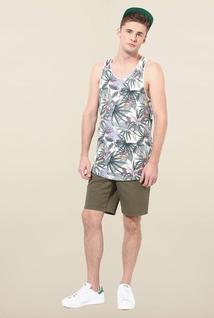 Jack & Jones White Sleeveless Vest Jack & Jones White Sleeveless Vest