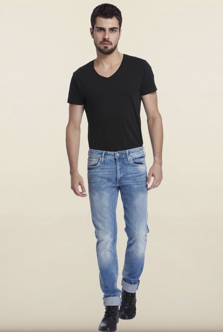 Jack & Jones Denim Blue Slim Fit Jeans Jack & Jones Denim Blue Slim Fit Jeans